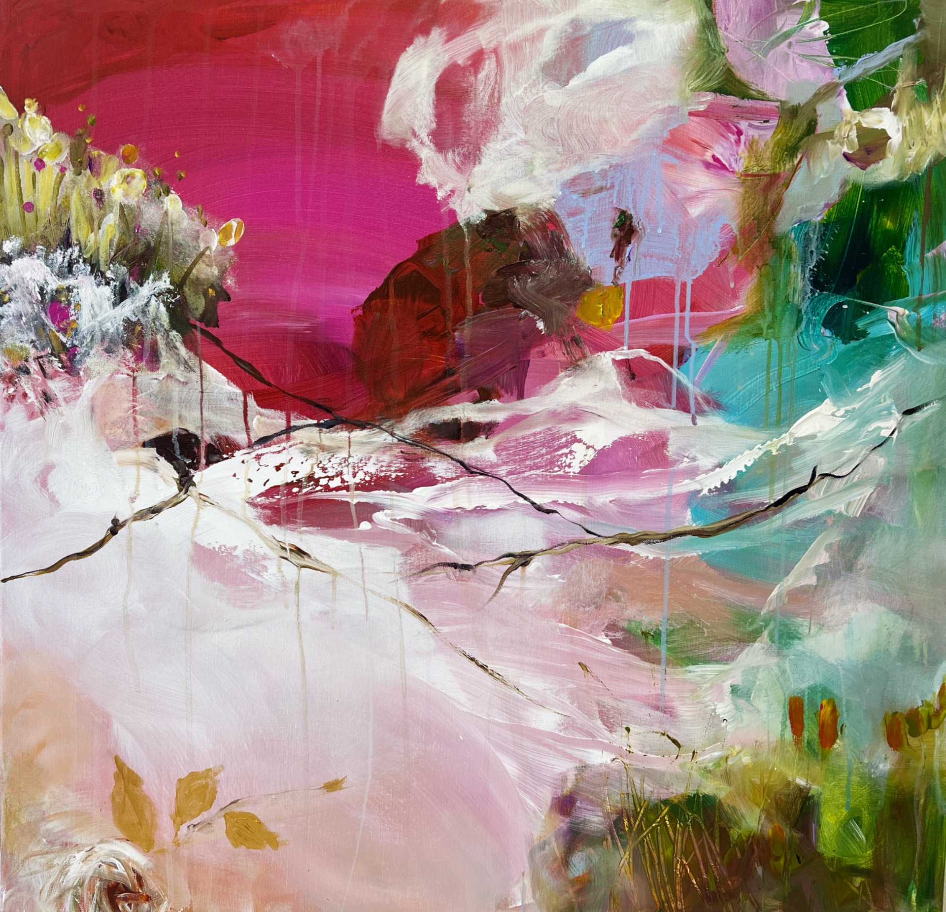 Maleri af Eileen Clark. 