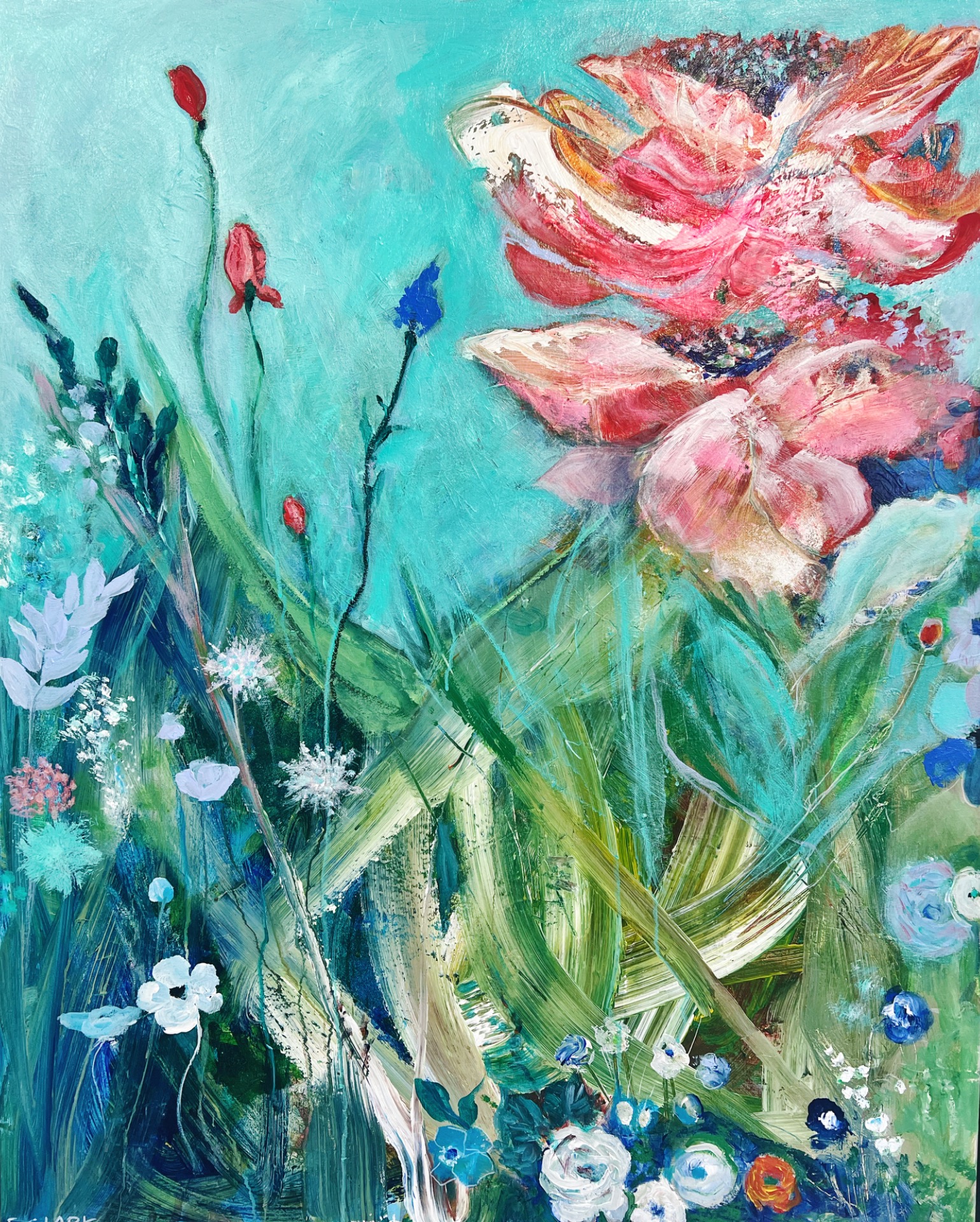 Maleri af Eileen Clark.