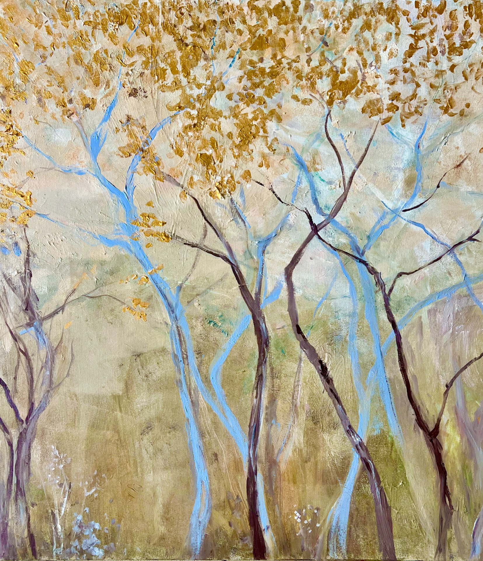 Maleriet måler 90 x 90