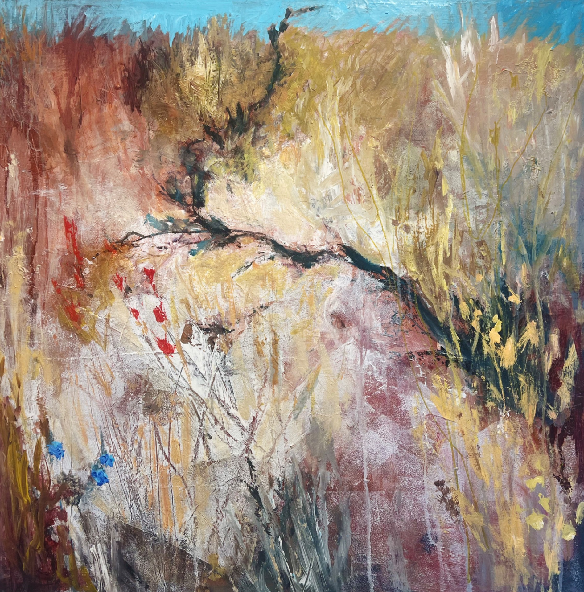 Maleri af Eileen Clark. 